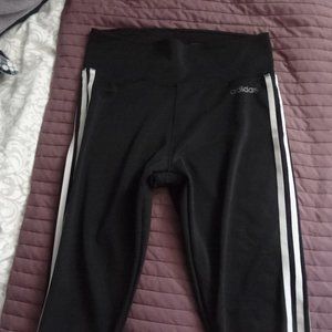 Adidas 3 stripes climalite leggings